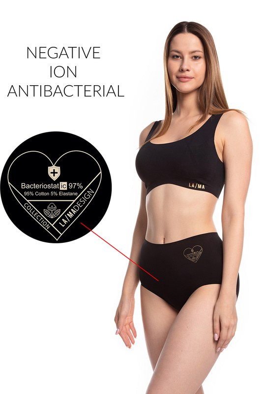 Figi damskie maxi bakteriostatyczne L-LC4009MX-02 Lama