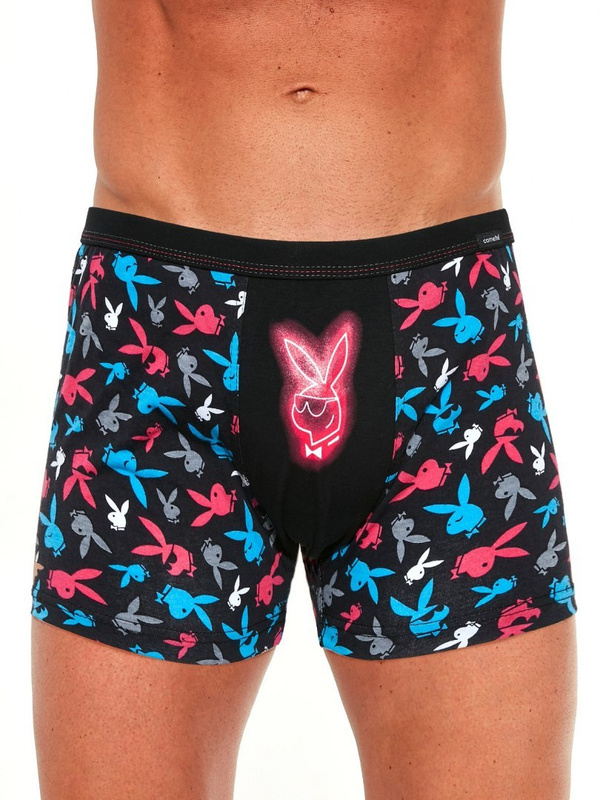 Szorty męskie TA 280/200 Bunny Cornette - turkusowo-różowy