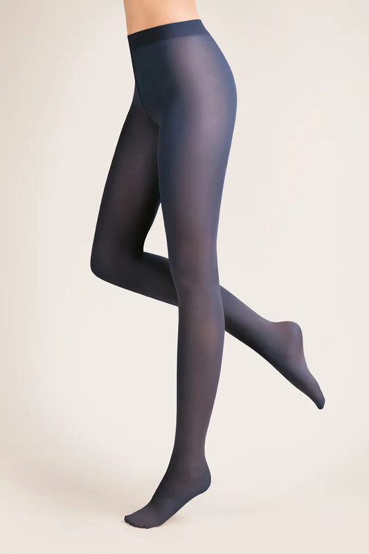 Rajstopy microfibra 40 den Gabriella - navy