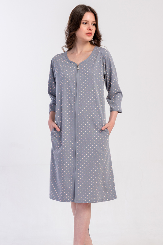 Podomka damska 5033061248 BIG SIZE zapinana na zamek, szara Vienetta