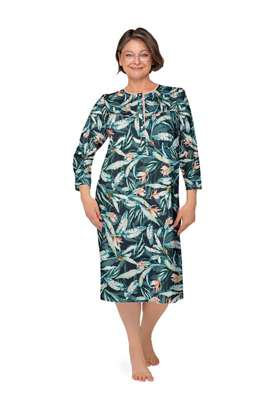 Koszula nocna damska 3/4 rękaw Bogna II 204 wzór 29 Martel