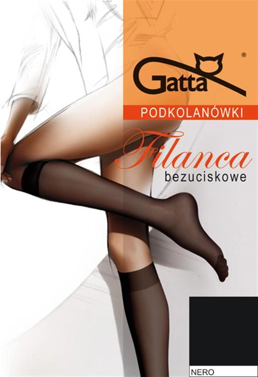 Podkolanówki Elastil Gatta 2-PAK - nero