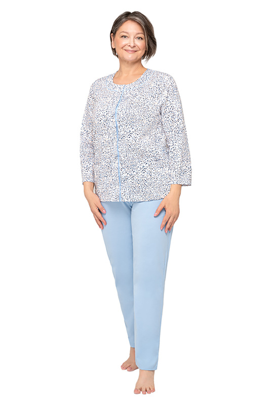 Piżama damska długi rękaw, długie spodnie Maria III 202 wz.22 Martel