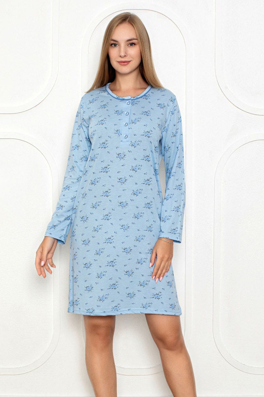 Koszula nocna damska długi rękaw LAP-K13052 La Penna