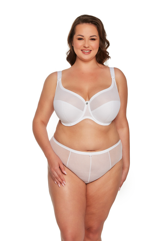 Biustonosz półusztywniany BSM1058 Sonia biały Gaia