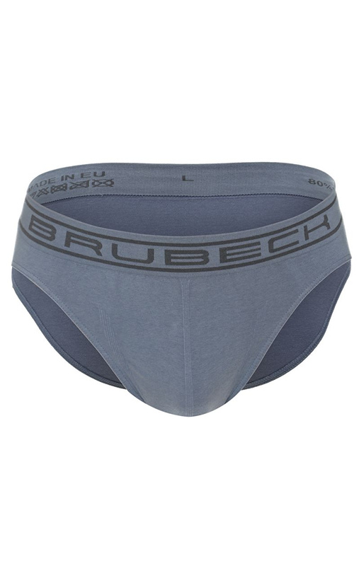 BE00290A Slipy męskie COMFORT COTTON stalowy Brubeck