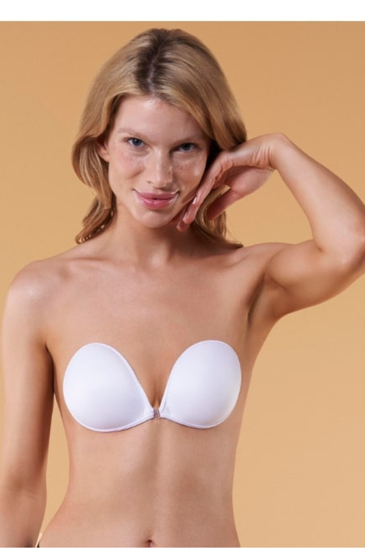 Biustonosz samonośny BS-02 biały Julimex