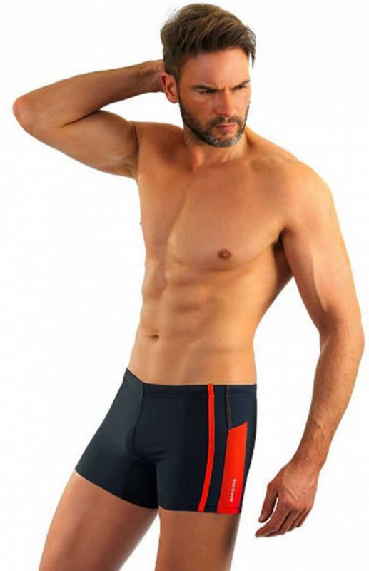 Bokserki kąpielowe męskie 364 czarny Sesto Senso