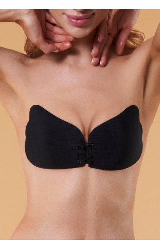 Biustonosz samonośny BS-05 WOW! czarny Julimex