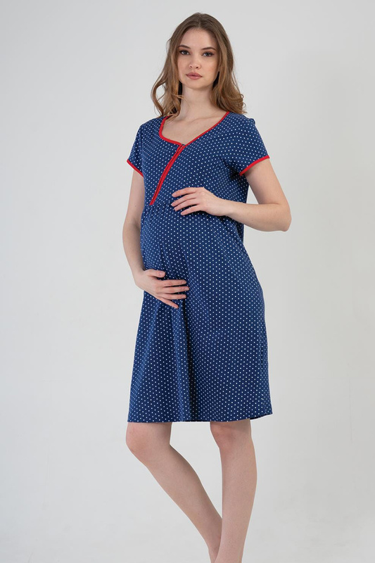 Koszula nocna dla mam krótki rękaw 2123720003 Vienetta