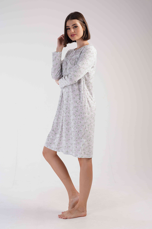 Koszula nocna damska długi rękaw 1613752094 Vienetta