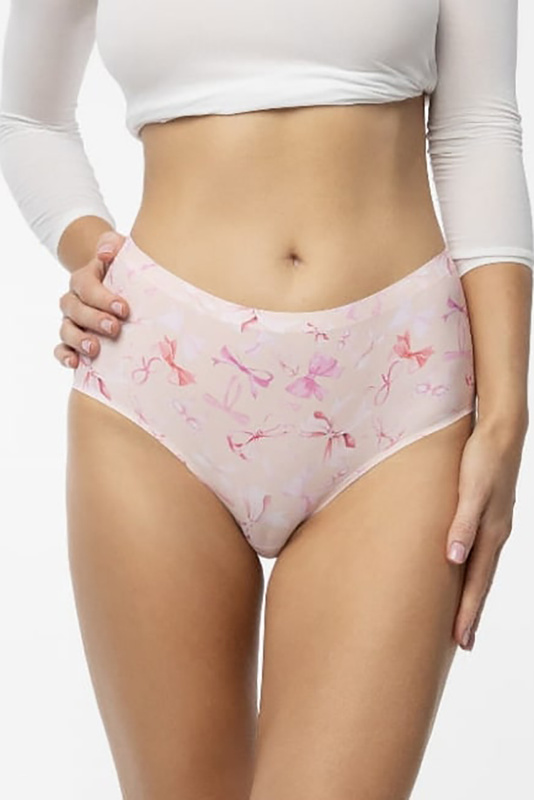 Figi damskie bezszwowe SWEET BOW MAXI Julimex