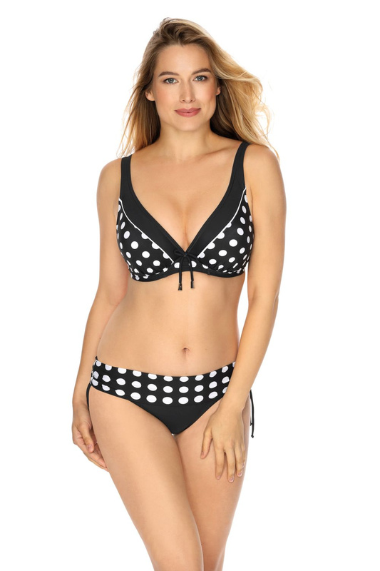 Figi kąpielowe damskie KFP004 BERMUDA czarny Gaia