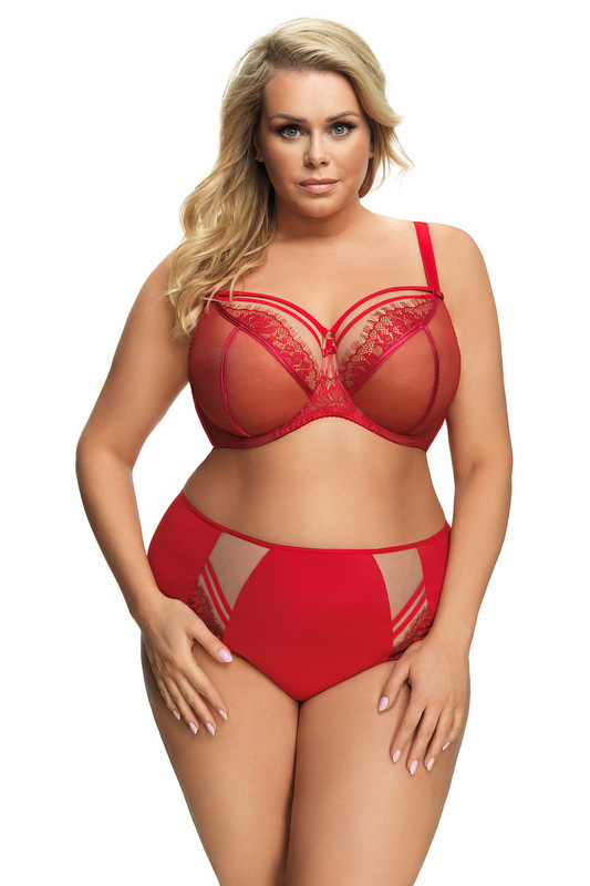 Biustonosz K496 PARADISE czerwony Gorsenia