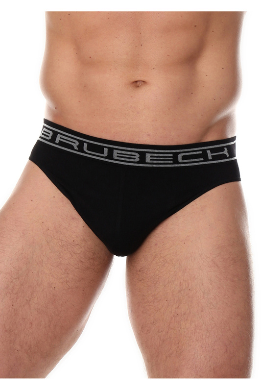 BE00290A5 Slipy męskie COMFORT COTTON czarny Brubeck