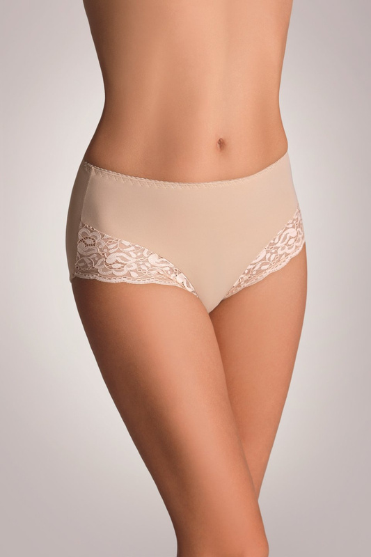 Figi damskie korygujące Vanda beż Eldar