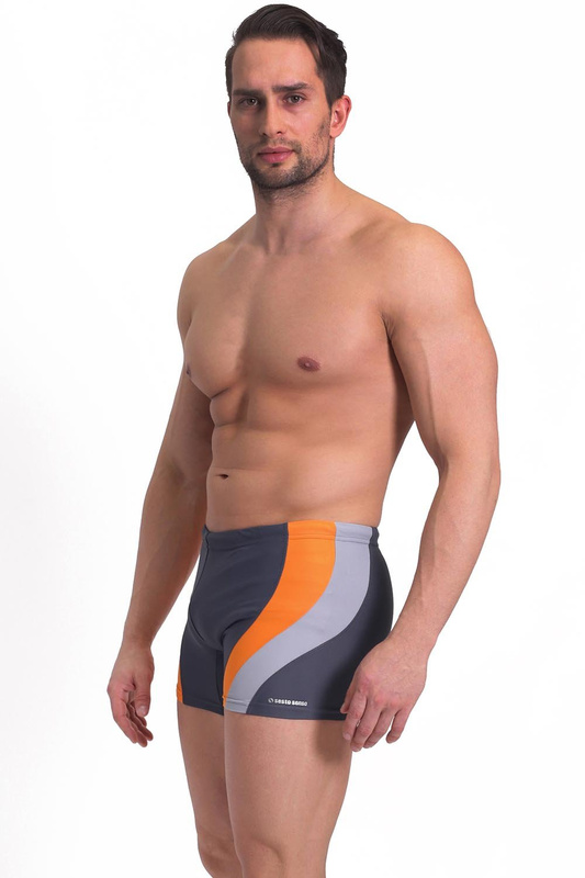 Bokserki kąpielowe męskie 363 grafit Sesto Senso