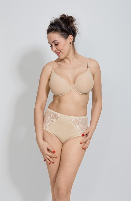 Figi damskie korygujące AGA beż Mitex