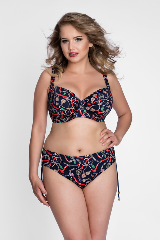 Figi damskie kąpielowe wiązane AN-165/166 Akcent