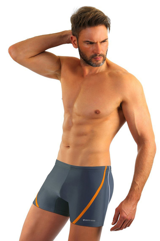 Bokserki kąpielowe męskie 366 grafit Sesto Senso