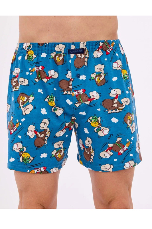 Bokserki męskie bawełniane CL 274601 Żółwie Cornette