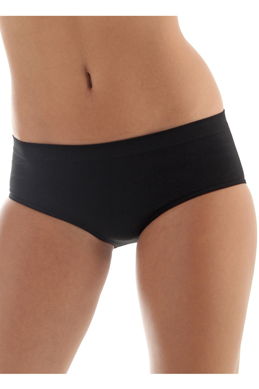 HI00090A Figi damskie Hipster Classic COMFORT COMFORT czarny Brubeck