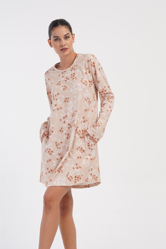 Koszula nocna damska długi rękaw 4031823487 Vienetta