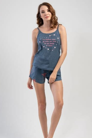 Piżama damska ramiączko 1100161201 Vienetta