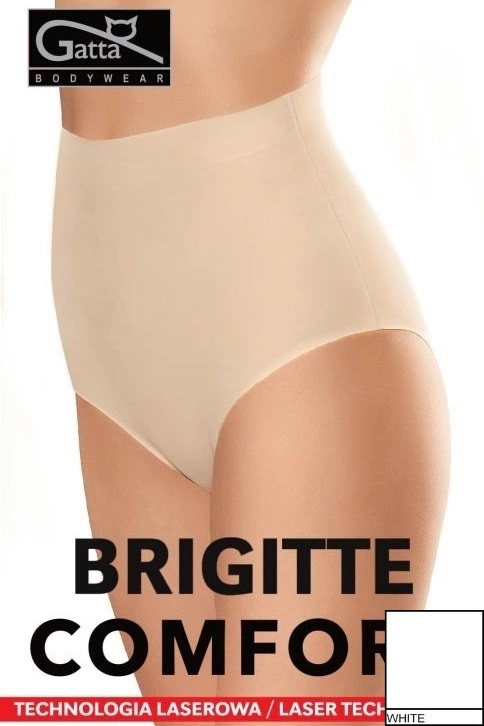 Figi damskie Brigitte Comfort 01 Gatta - biały