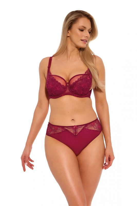 Figi damskie brazyliany GFB1275 Evy malinowy