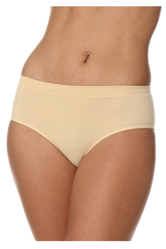 HI00090A Figi damskie Hipster Classic COMFORT COMFORT beż Brubeck