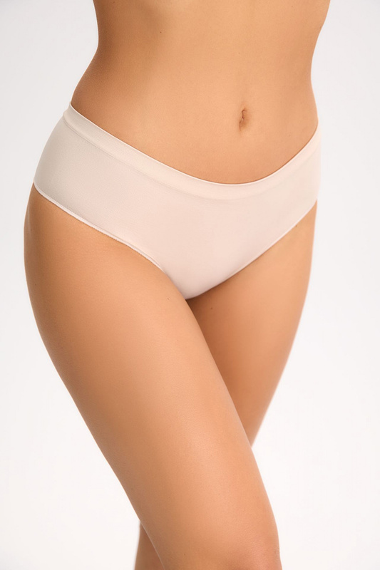 Figi damskie brazyliany VS-009 Sofia beżowe Gaia