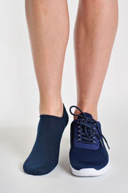 PURISTA stopka damska z silikonem granat Regina