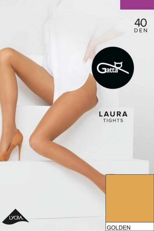 LAURA - Rajstopy damskie 40 DEN Gatta - golden