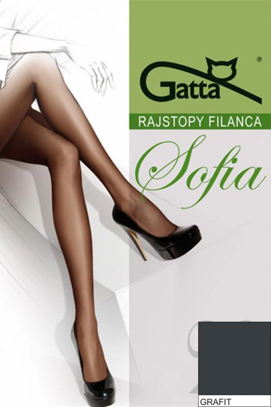 SOFIA - Rajstopy damskie Elastil 20 DEN Gatta - grafit