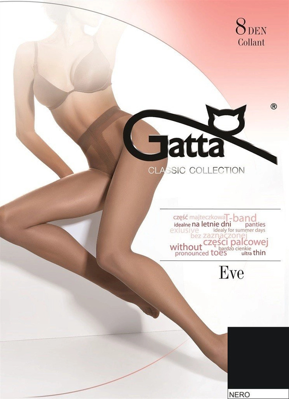 EVE - Rajstopy damskie 8 DEN Gatta - nero