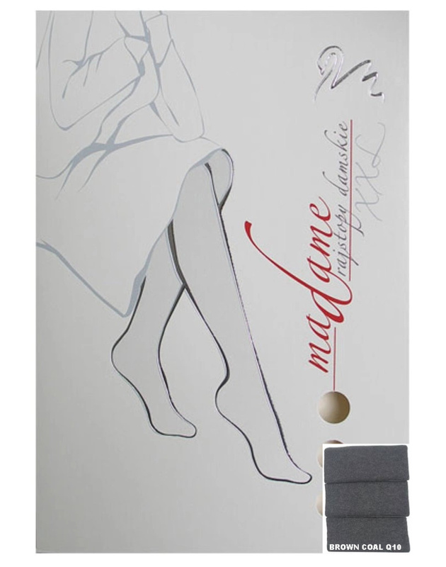 Madame 88009 rajstopy damskie Wola - grafitowy melanż Q10