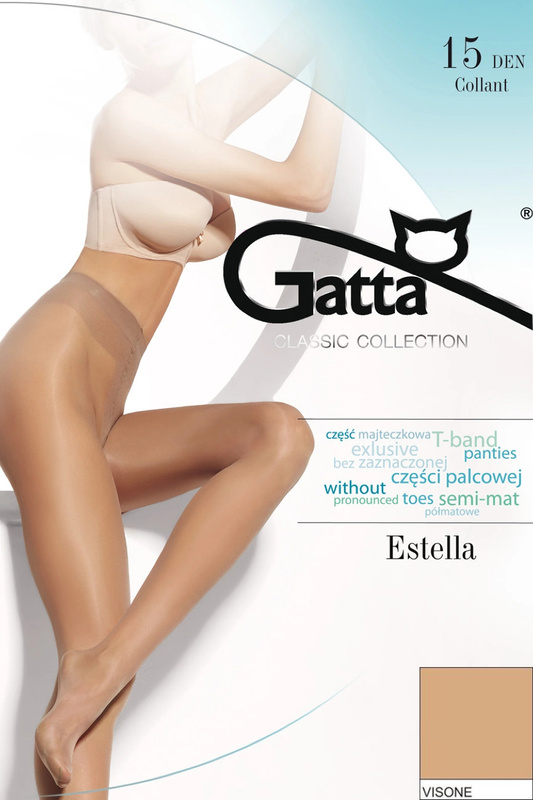 ESTELLA - Rajstopy damskie 15 DEN Gatta - visone