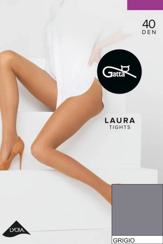 LAURA - Rajstopy damskie 40 DEN Gatta - grigio