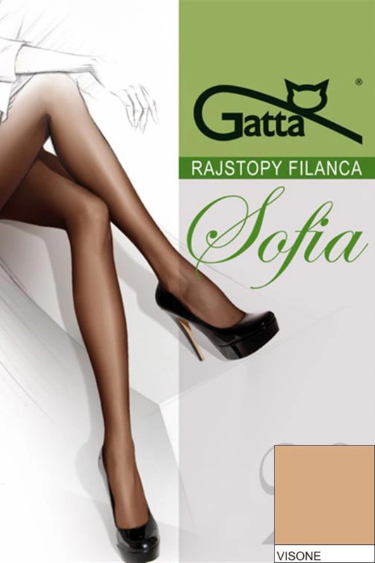 SOFIA - Rajstopy damskie Elastil 20 DEN Gatta - visone