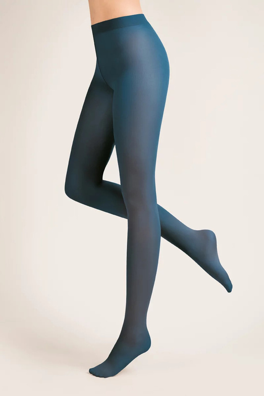 Rajstopy microfibra 40 den Gabriella - turkus dark