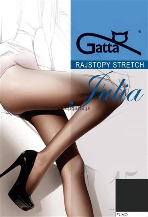 JULIA - Rajstopy damskie Stretch 15 DEN Gatta - fumo