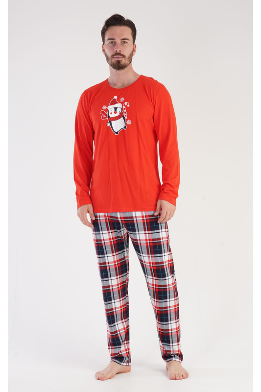 Piżama męska długi rękaw, długie spodnie 3031363722 Vienetta