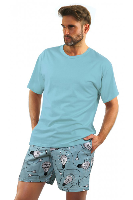 Piżama męska krótki rękaw, szorty 2431/6 Sesto-Senso