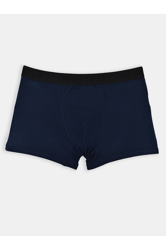 Szorty męskie gładkie BB005M granat Noviti