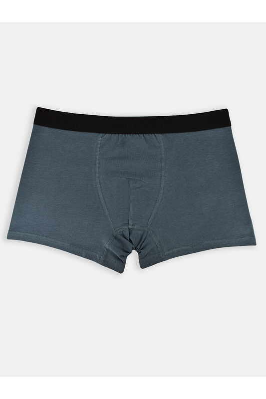 Szorty męskie gładkie BB005M szary Noviti