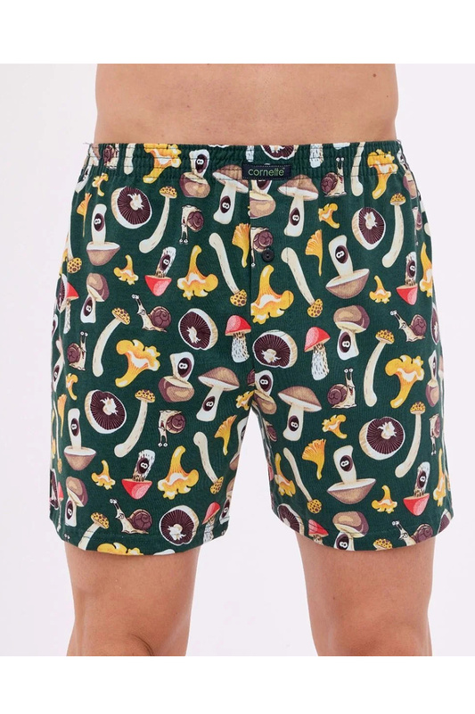Bokserki męskie bawełniane CL 276401 Grzyby Cornette