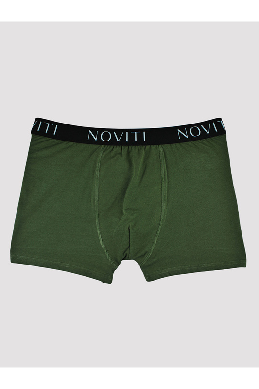 Szorty męskie gładkie BB004M khaki Noviti