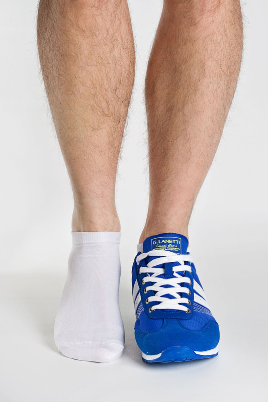 Stopka męska bambusowa biała Regina