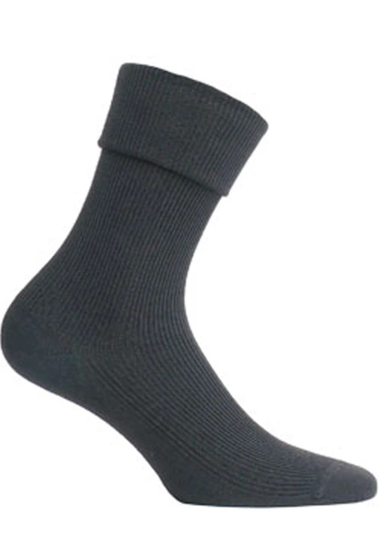 Skarpetki damskie bezuciskowe 84F0699 Wola - graphite G86